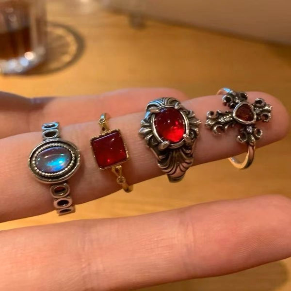 Vintage Mystical Adjustable Ring Collection