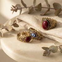 Vintage Mystical Adjustable Ring Collection