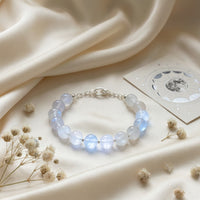 Moon Phase Crystal & Moonstone Bracelet
