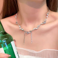 Moonstone Floral Choker Necklace