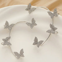 Crystal Butterfly Ear Cuff