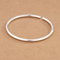 Polished Silver Open Bangle