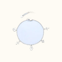 Multi-Charm Guardian Bracelet with Hamsa Cross