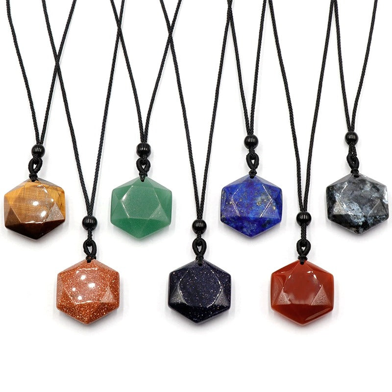Celestial Star Crystal Pendant Charm