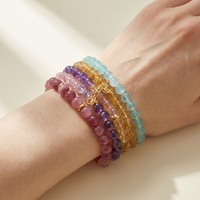 Natural Crystal Healing Stone Beaded Bracelet Collection - Lifestyle
