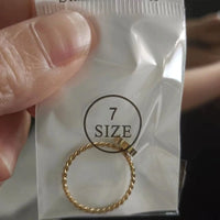 Minimalist Four-Leaf Clover Stainless Steel Ring