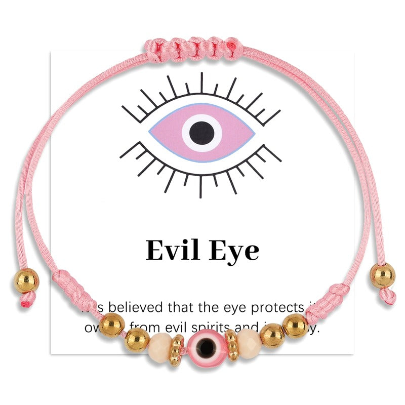 Evil Eye Woven Protection Bracelet