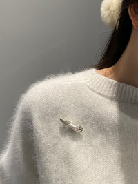 White Freshwater Baroque Pearl Sri Lanka Sapphire Arowana Fish Brooch, Pendant（one of a kind piece in the world）
