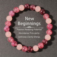 Natural Crystal Healing Stone Bracelet