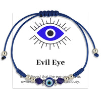 Evil Eye Woven Protection Bracelet