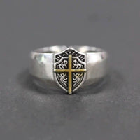 Vintage Cross Signet Ring