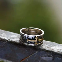 Vintage Cross Signet Ring