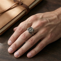 Vintage Cross Signet Ring