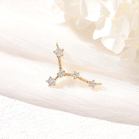 14K Gold Zodiac Constellation Pendant