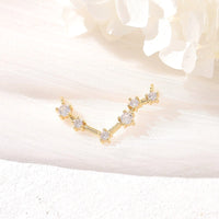 14K Gold Zodiac Constellation Pendant