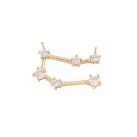 14K Gold Zodiac Constellation Pendant