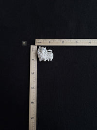Sri Lankan Sapphire Pomeranian Dog Pet Brooch Pendant