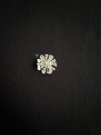 White Baroque Pearl Daisy Studs，Earrings，Brooch, Pendant